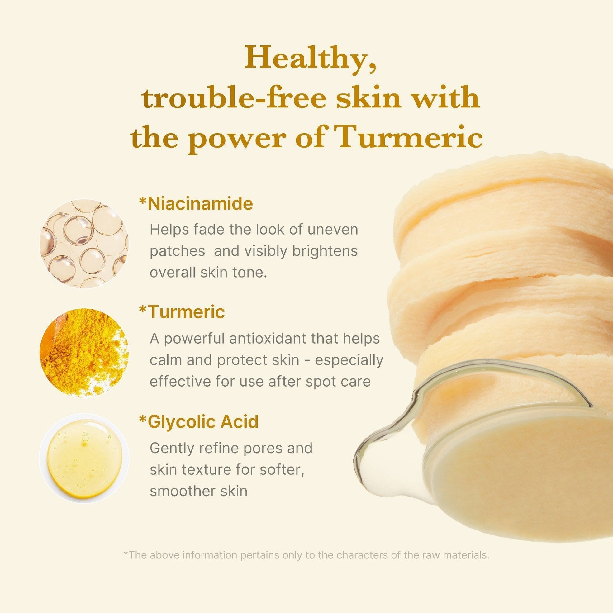 Kojic Acid Tumeric Toner Pad
