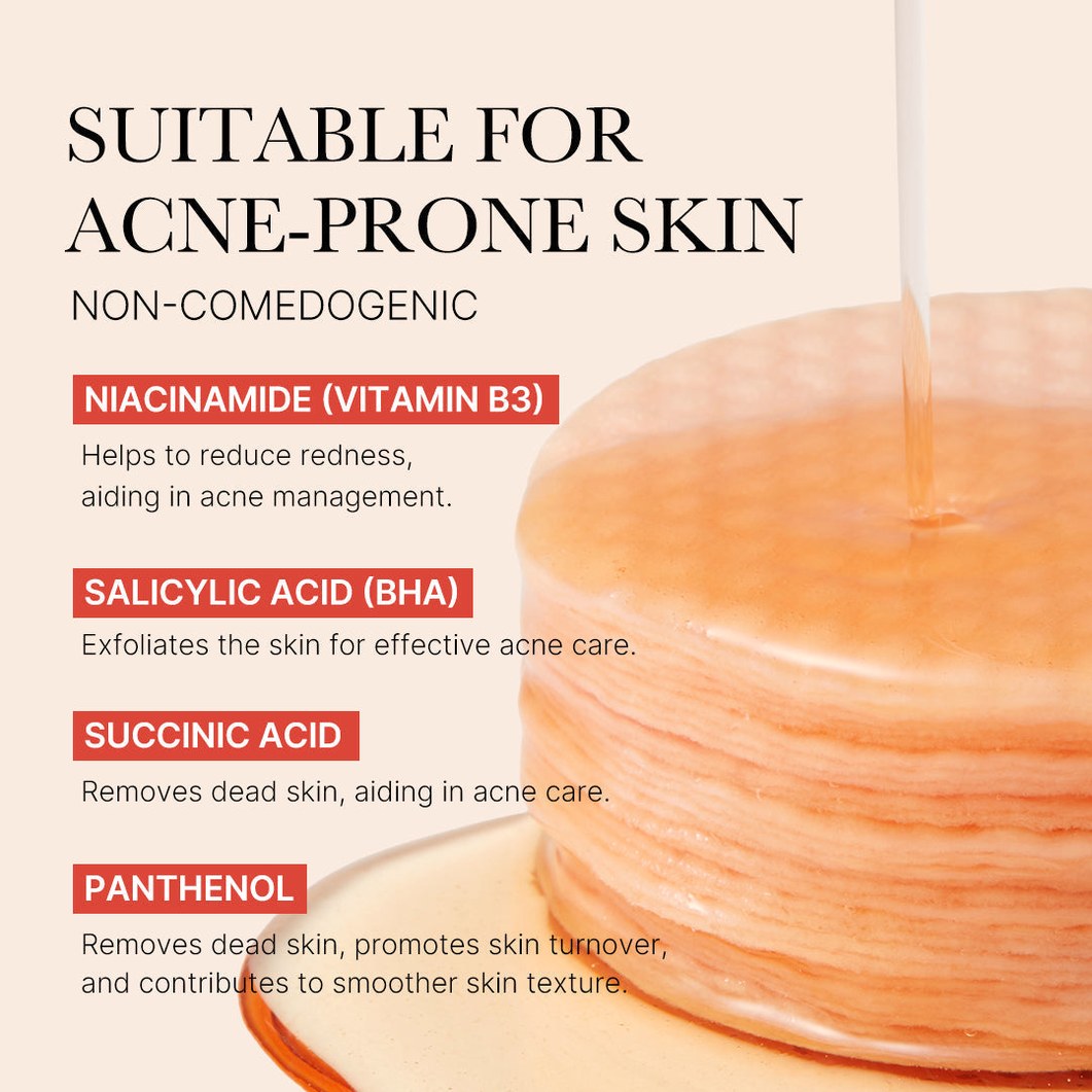 Red Succinic Acid Panthenol Pads